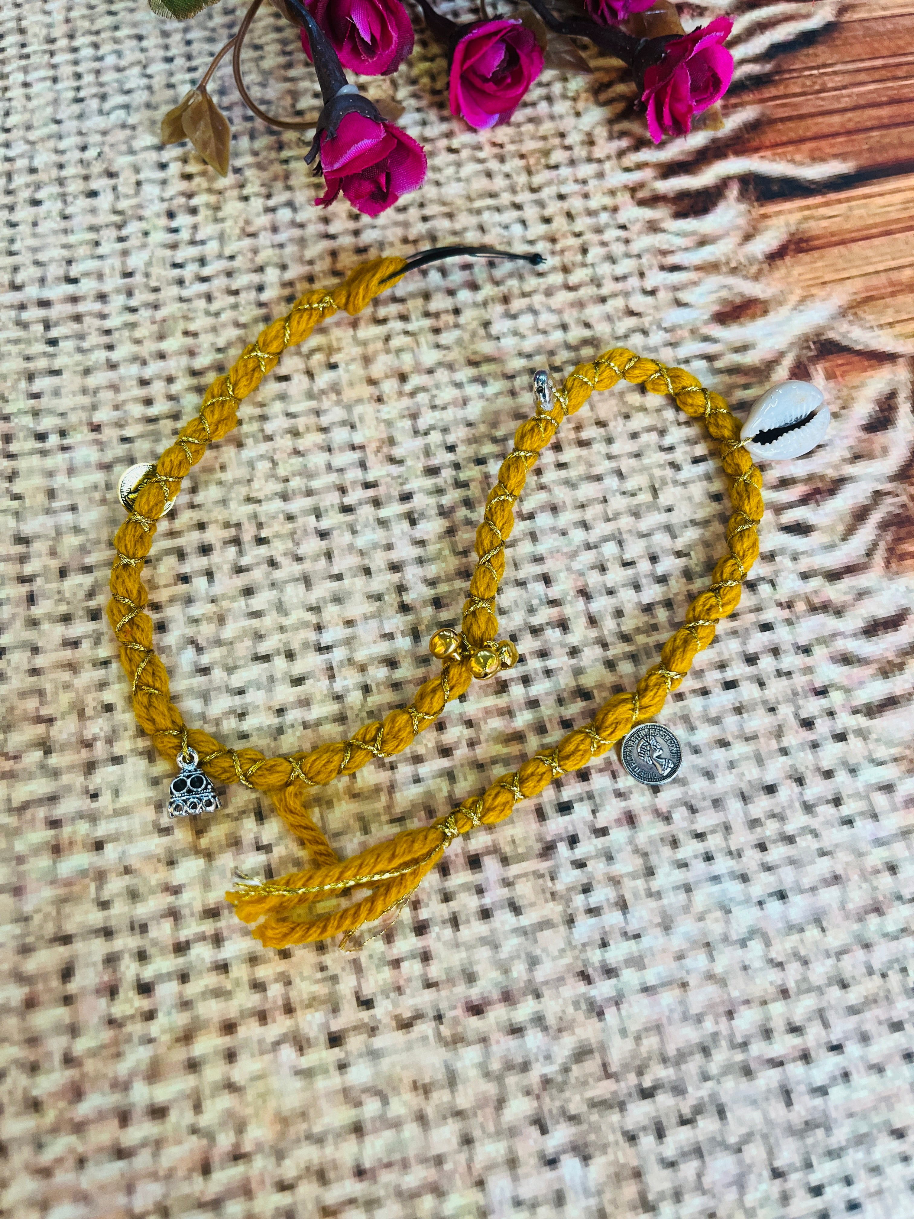 YELLOW SINGL HAIR PARANADI - handmadeaholicmishka