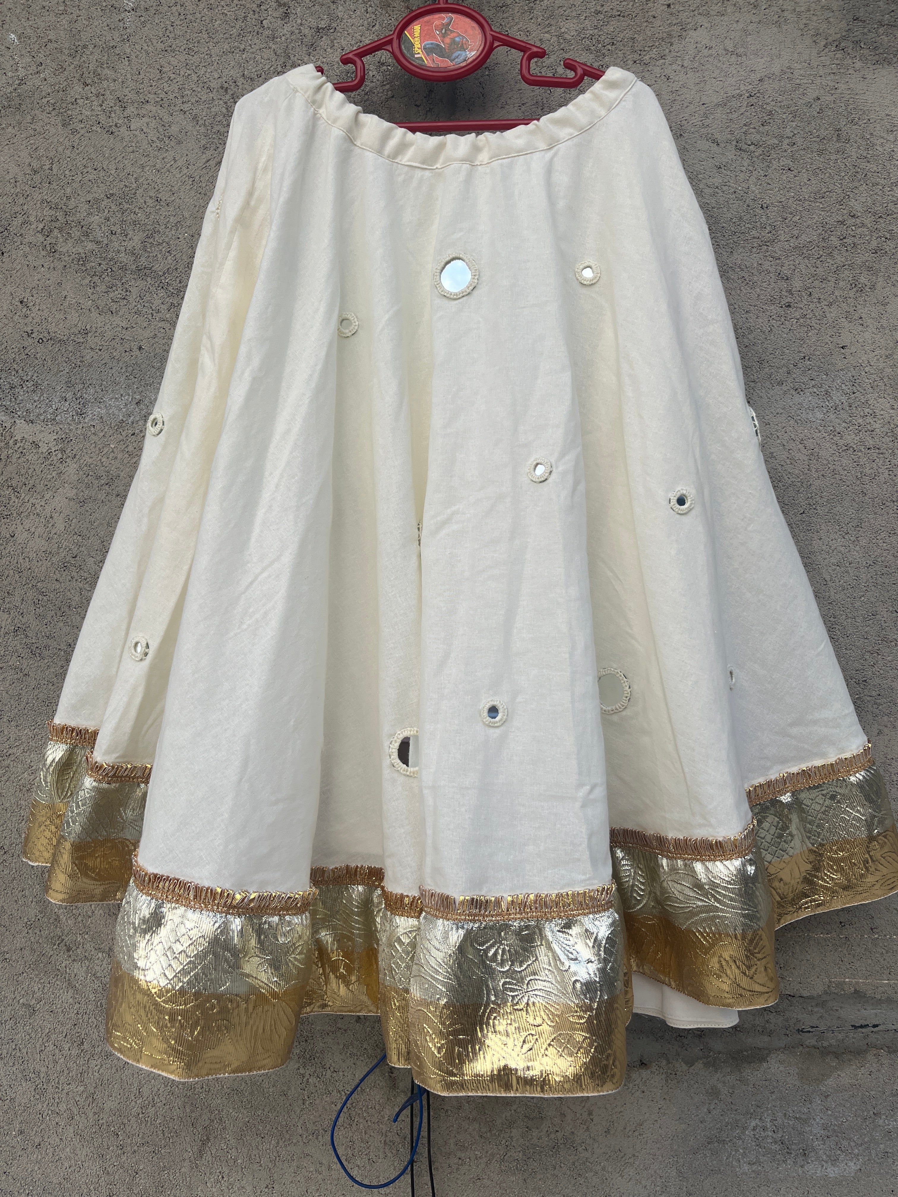 OFF WHITE MIRROR KIDS SKIRT - handmadeaholicmishka