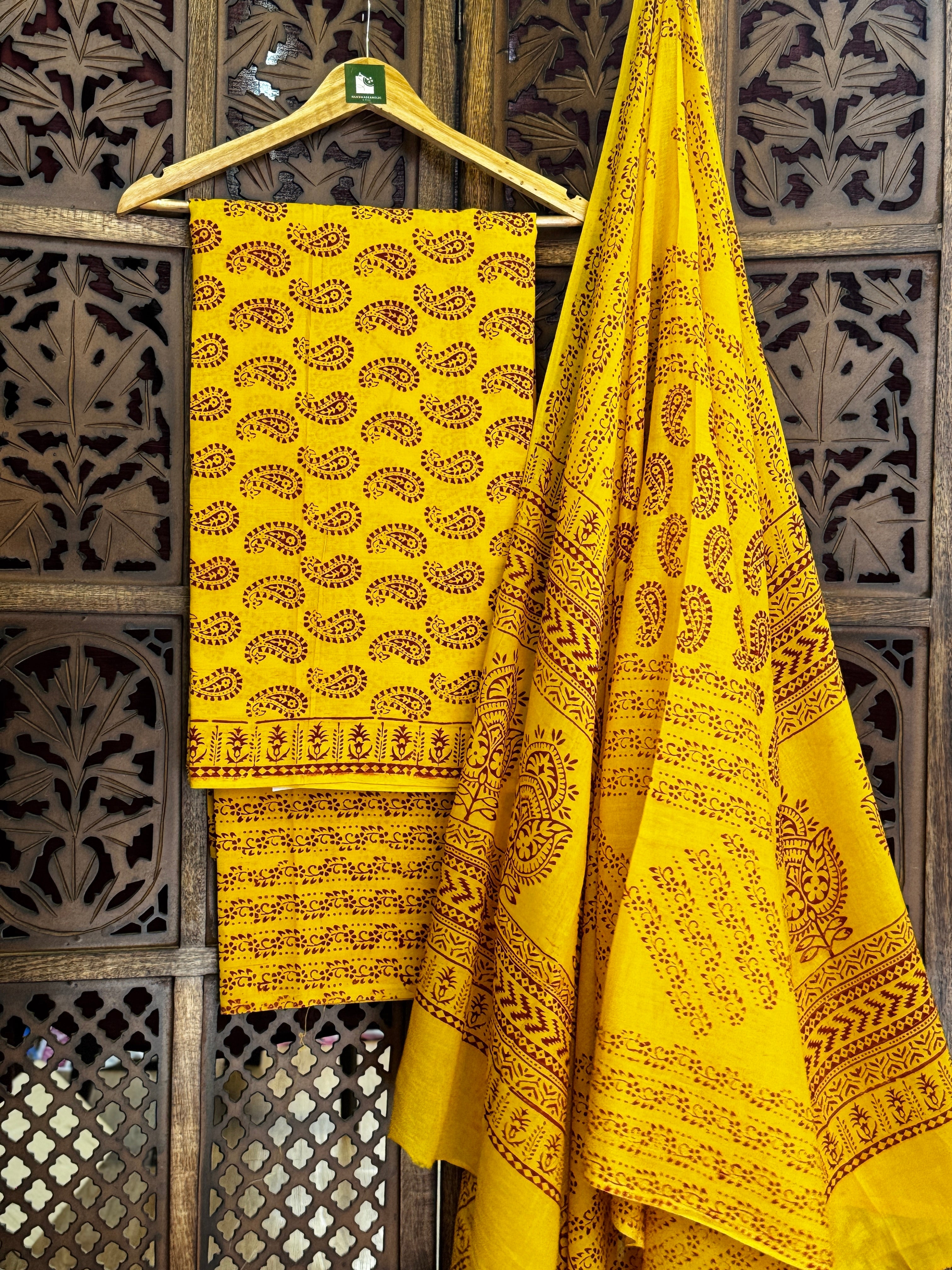Bagh Handblock Cotton Suit