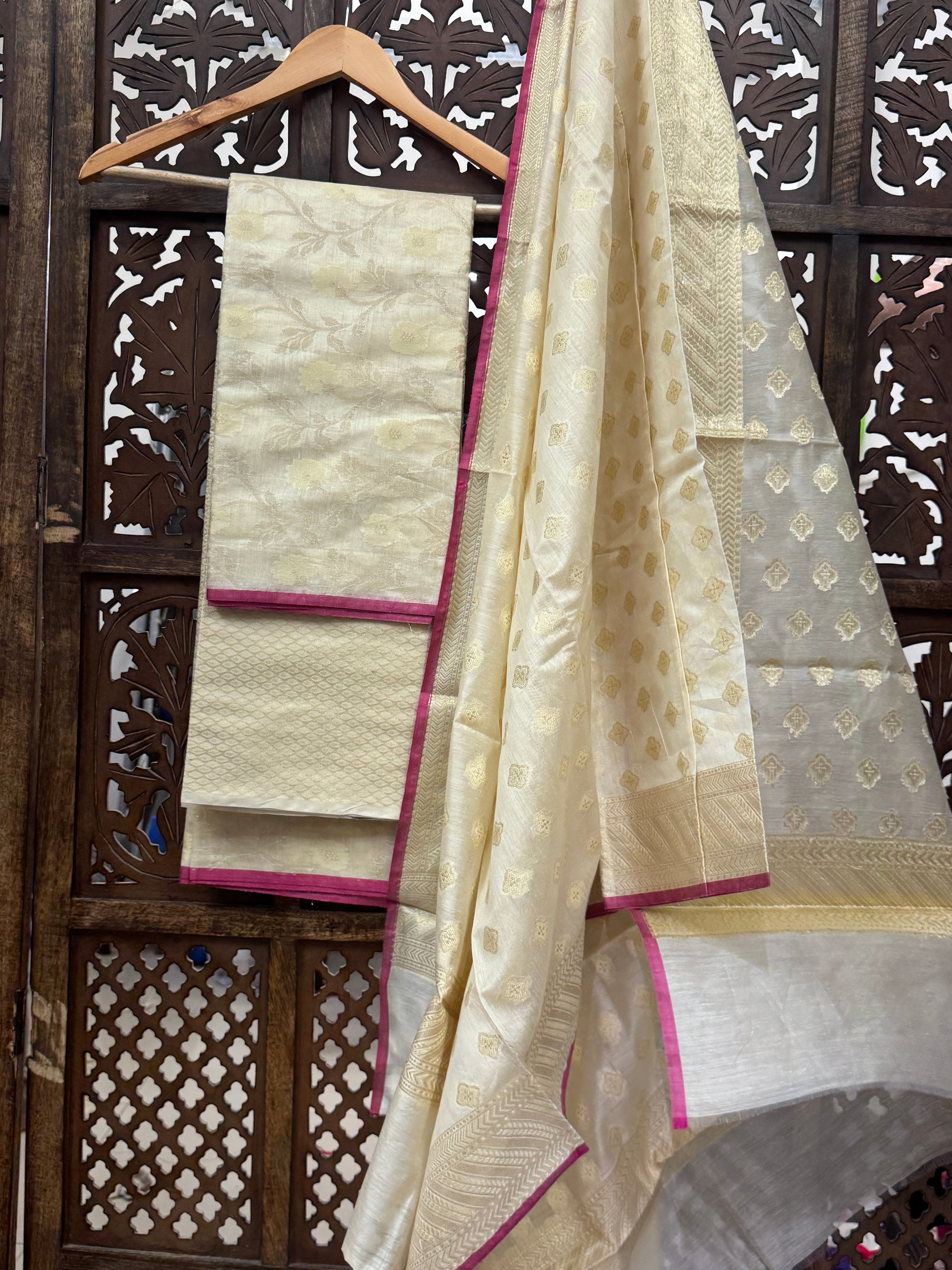 SKIN MUNGA COTTON SILK SUIT HANDMADEAHOLIC BY MISHKA