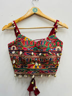 MULTI SPAGHETTI KUTCHI BLOUSE HANDMADEAHOLIC BY MISHKA