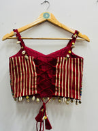 MULTI SPAGHETTI KUTCHI BLOUSE HANDMADEAHOLIC BY MISHKA