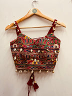 MULTI SPAGHETTI KUTCHI BLOUSE HANDMADEAHOLIC BY MISHKA