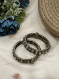Alaknanda German Silver Kada