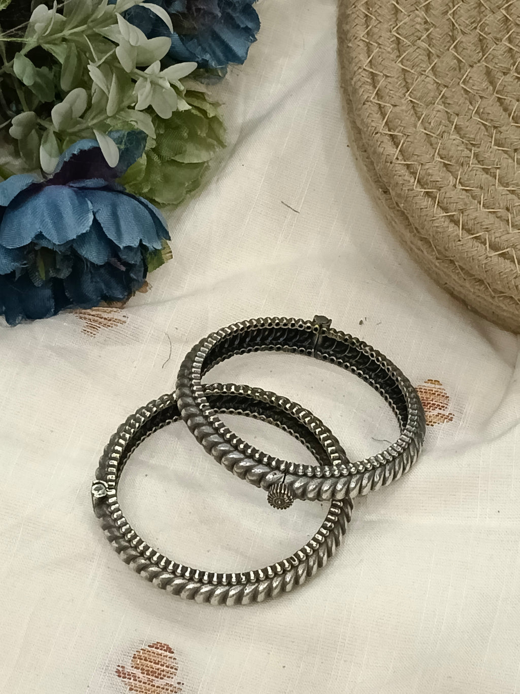 Nirvi German Silver Kada