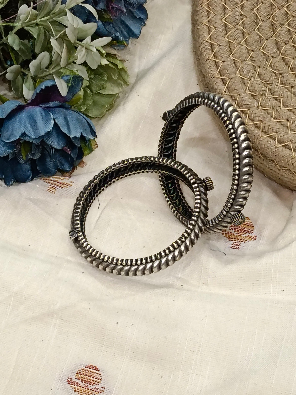 Nirvi German Silver Kada