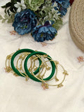 Rumzum Green Kashmiri Bangles