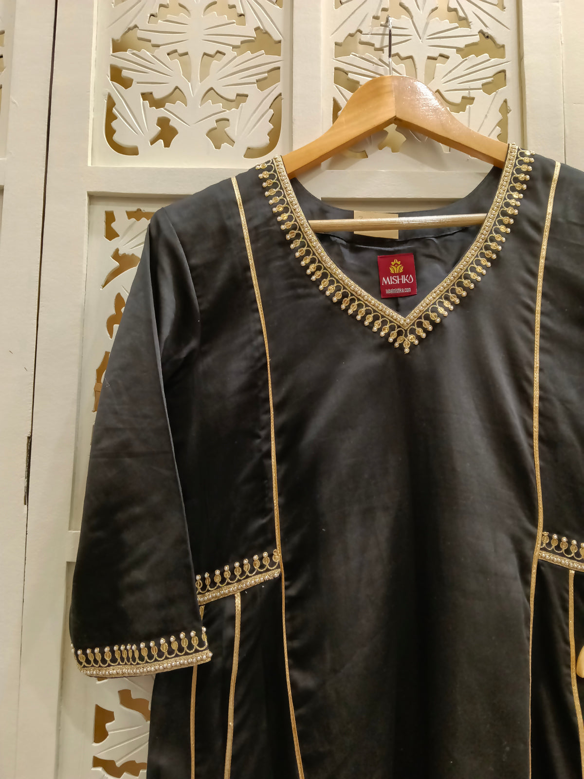 Black side kali Suit Set