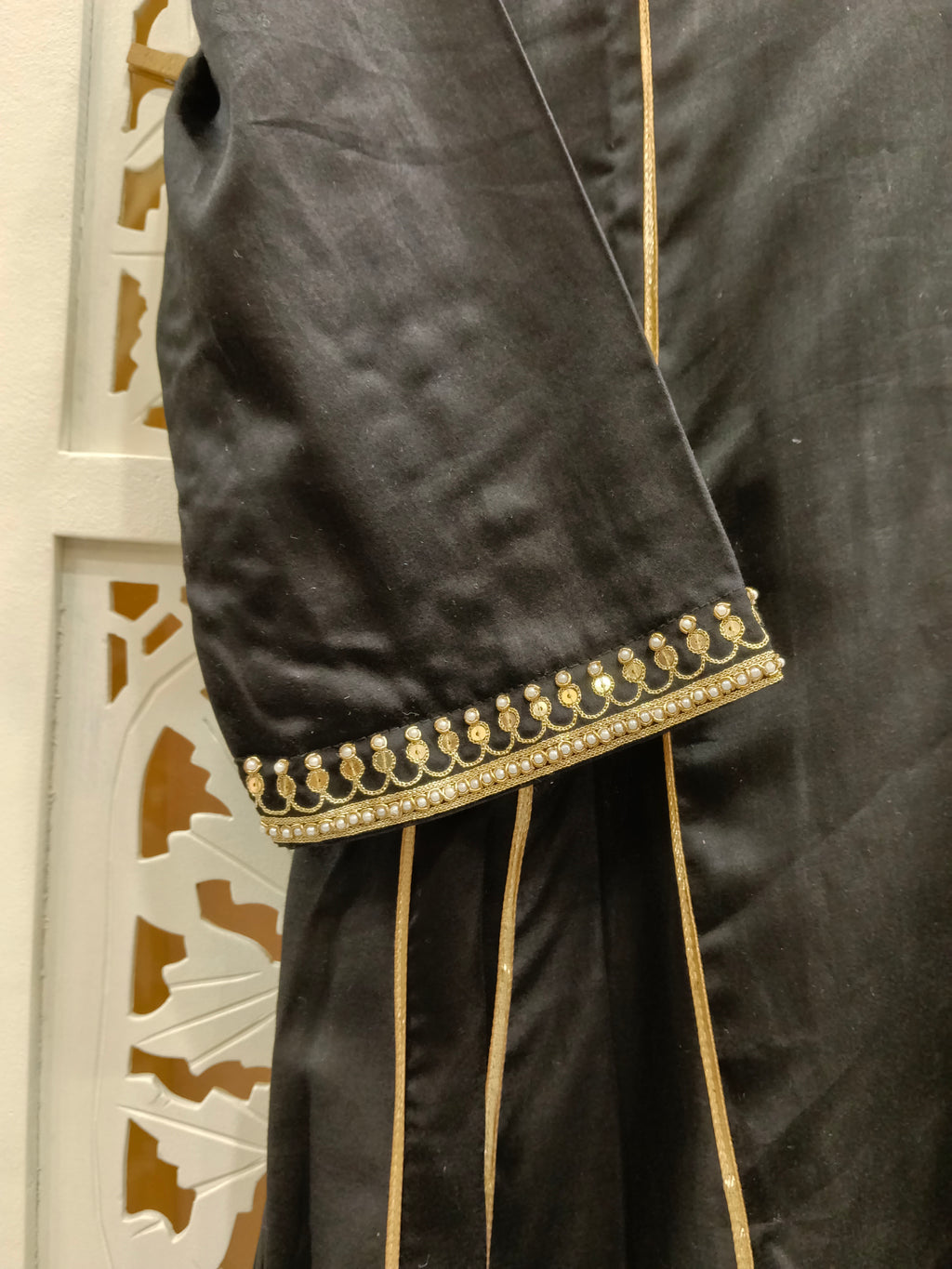 Black side kali Suit Set