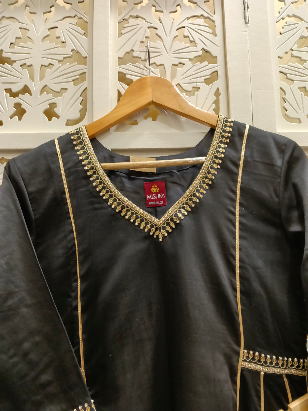 Black side kali Suit Set
