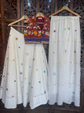 GAMTHI CHANIYA CHOLI RAAS'25 HANDMADEAHOLIC BY MISHKA