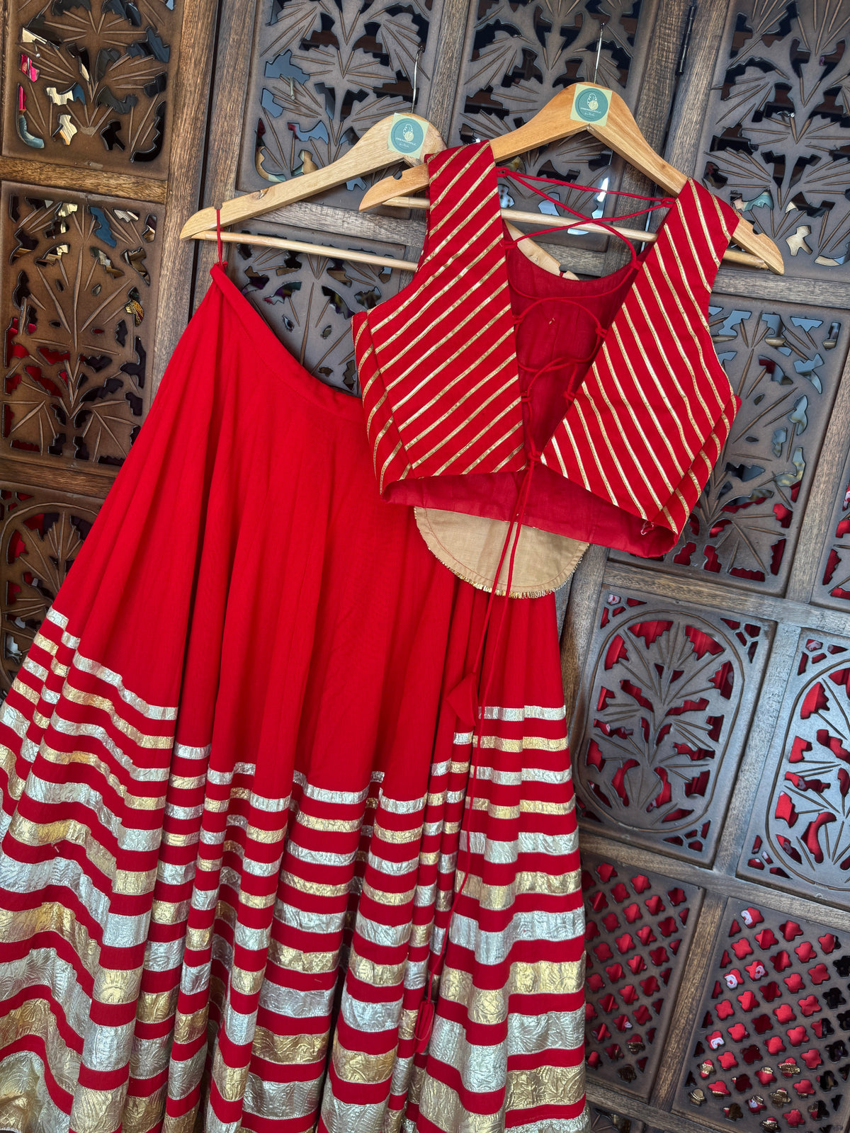 RED MIRROR BLOUSE '25 HANDMADEAHOLIC BY MISHKA