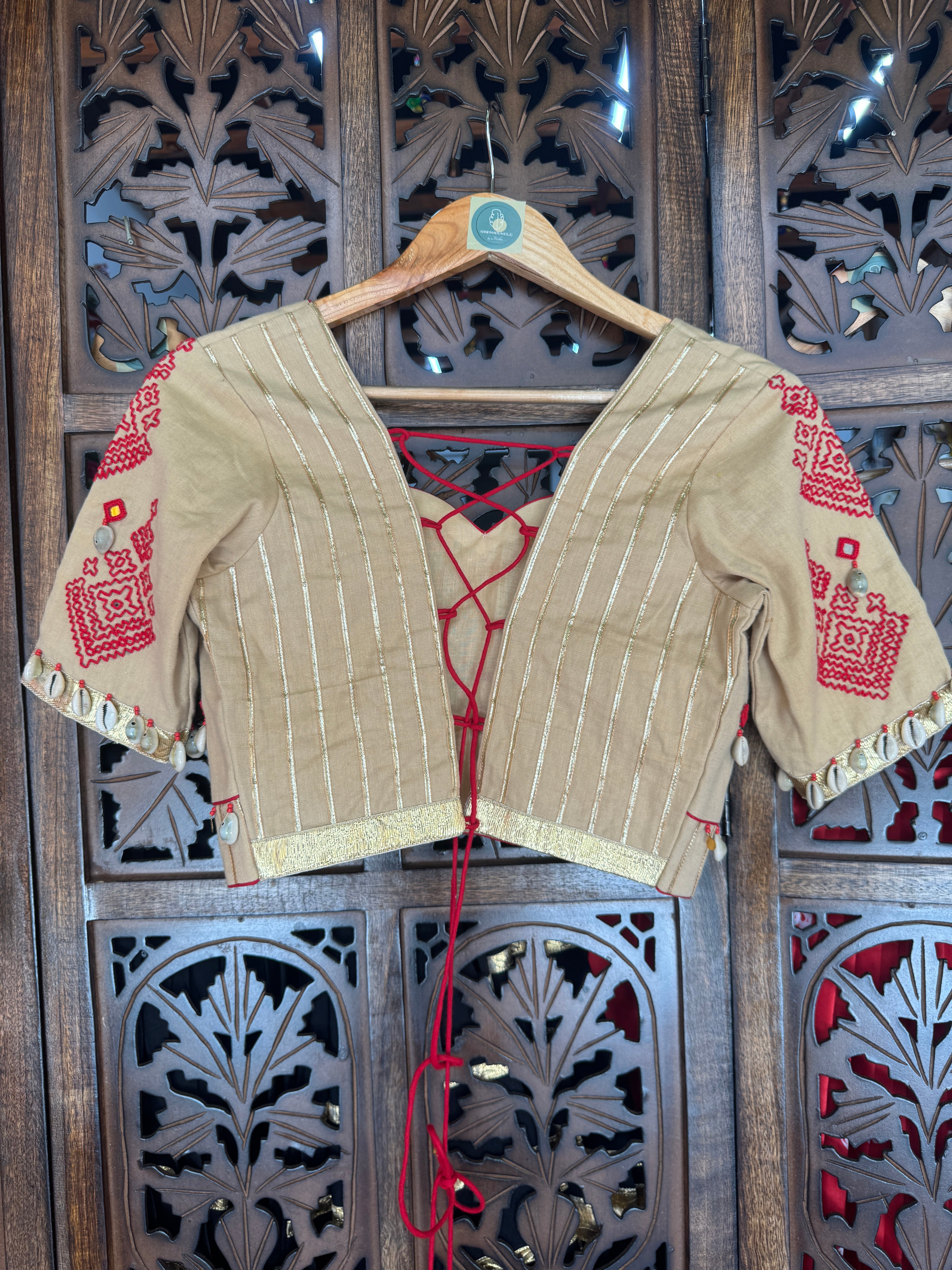 SKIN BAVADIYA BLOUSE HANDMADEAHOLIC BY MISHKA