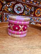 GULABO BANGLE SET HANDMADEAHOLIC BY MISHKA
