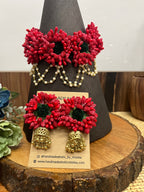 GULABO FLOWER NECKLACE HANDMADEAHOLIC BY MISHKA