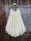 OFF WHITE MULMUL GATHERING KIDS SKIRT HANDMADEAHOLIC BY MISHKA
