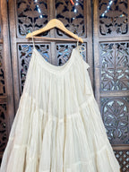 OFF WHITE MULMUL GATHERING KIDS SKIRT HANDMADEAHOLIC BY MISHKA