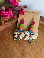 BANJARA  COWRIE EARRING HANDMADEAHOLIC BY MISHKA