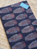 NATURAL AJRAKH HANDBLOCK COTTON FABRIC