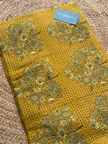 NATURAL AJRAKH HANDBLOCK COTTON FABRIC