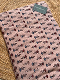 NATURAL AJRAKH HANDBLOCK COTTON FABRIC