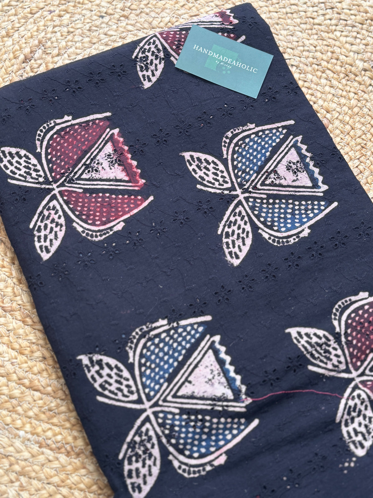 HAKOBA HANDBLOCK AJRAKH COTTON FABRIC