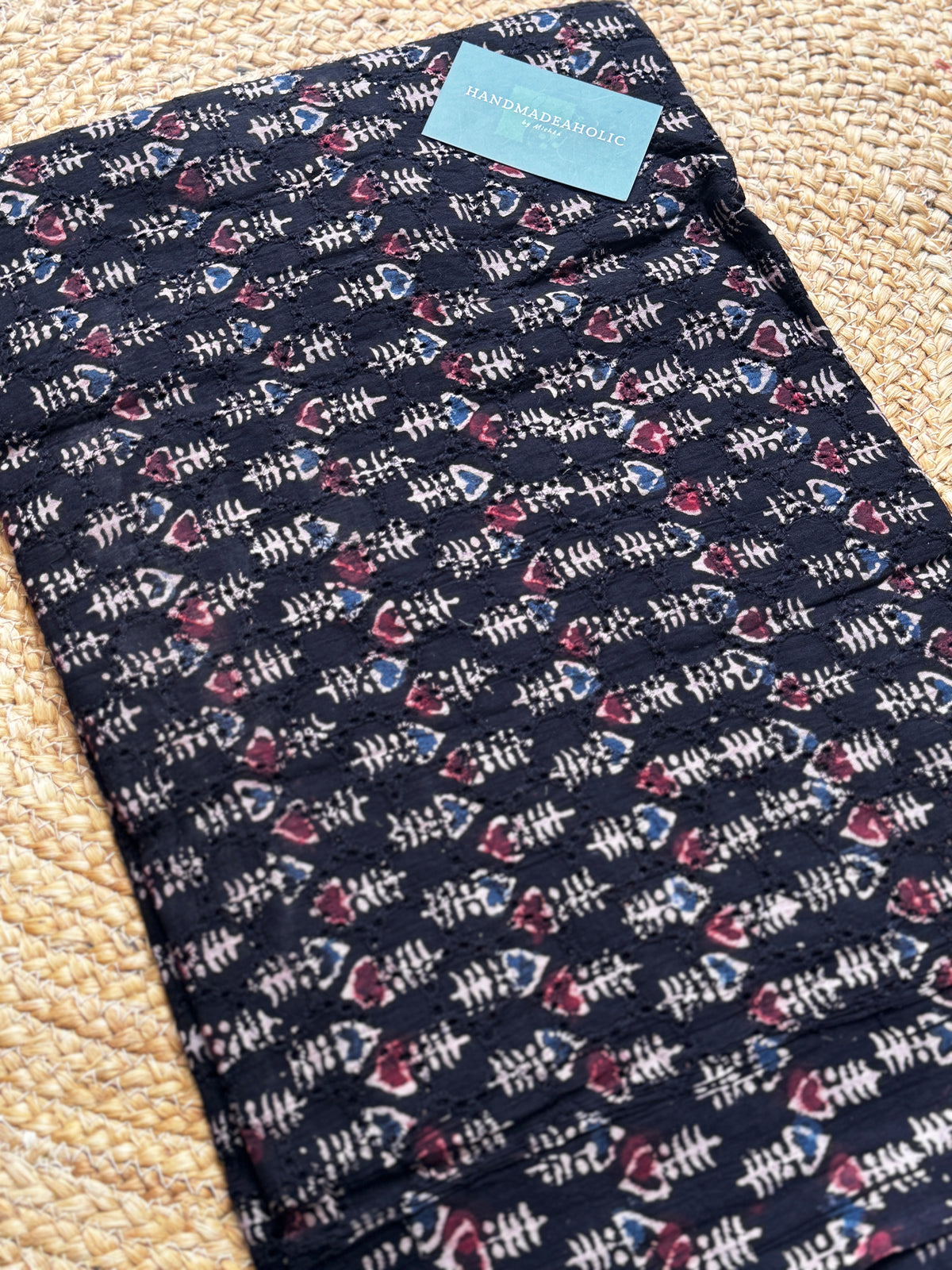HAKOBA HANDBLOCK AJRAKH COTTON FABRIC