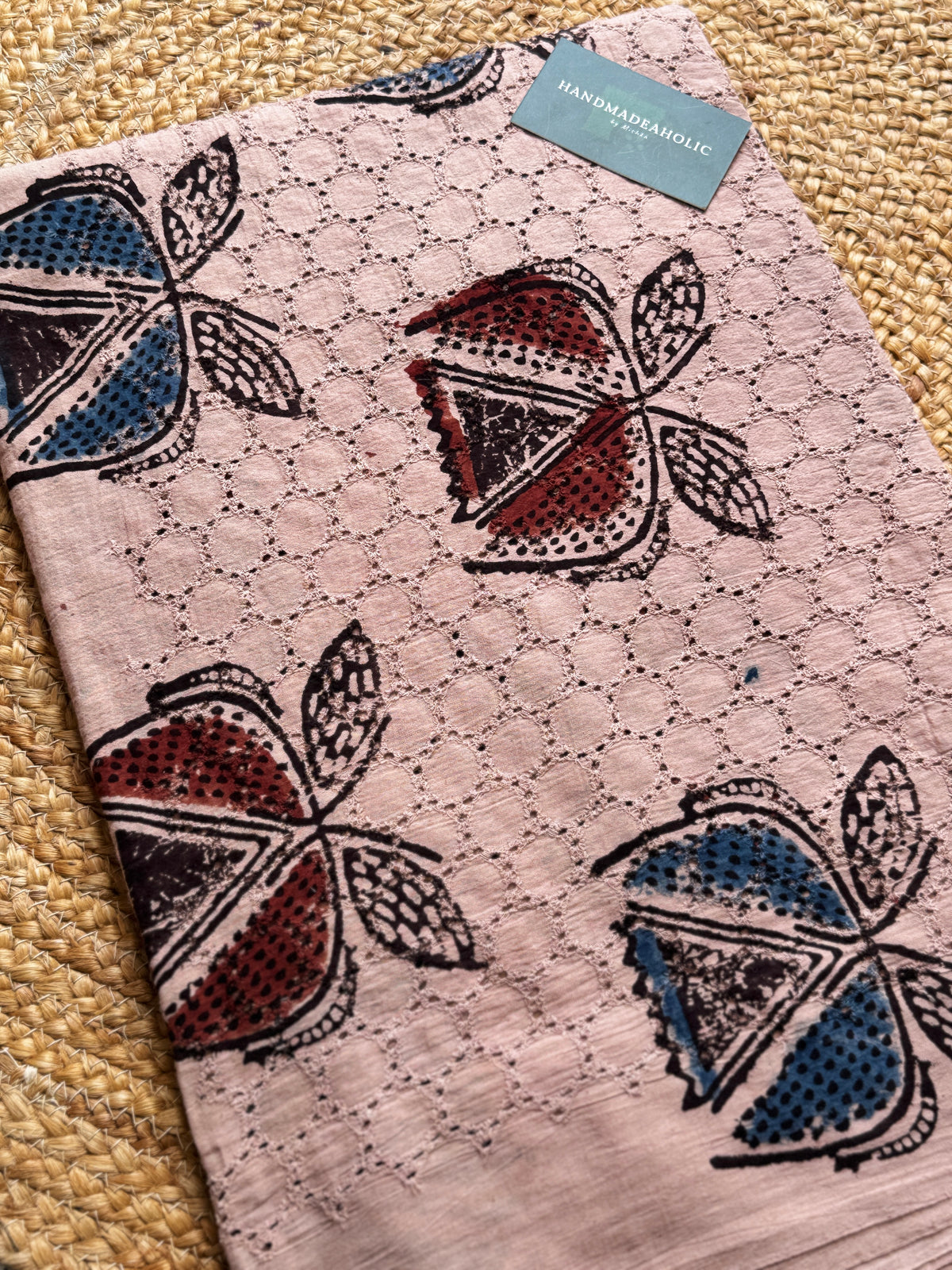HAKOBA HANDBLOCK AJRAKH COTTON FABRIC