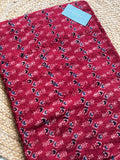 HAKOBA HANDBLOCK AJRAKH COTTON FABRIC