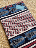 NATURAL AJRAKH HANDBLOCK COTTON FABRIC