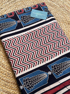 NATURAL AJRAKH HANDBLOCK COTTON FABRIC