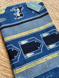 NATURAL AJRAKH HANDBLOCK COTTON FABRIC