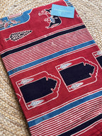 NATURAL AJRAKH HANDBLOCK COTTON FABRIC