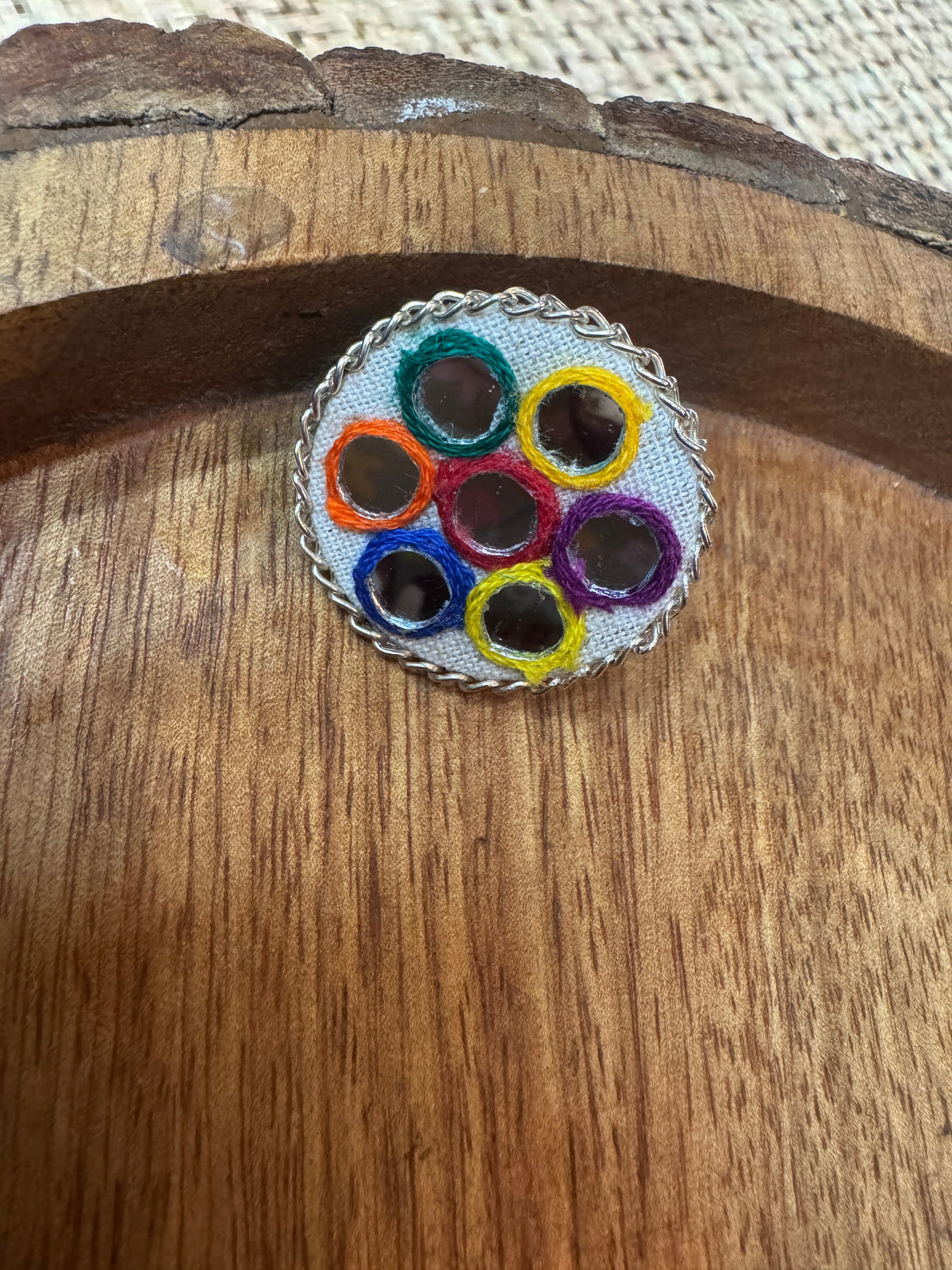 OFF WHITE MULTI MIRROR RING HANDMADEAHOLIC BY MISHKA