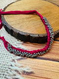 PINK GHUNGHROO CHOTLA NECKLACE HANDMADEAHOLIC BY MISHKA