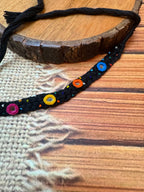 BLACK KACH NECKLACE HANDMADEAHOLIC BY MISHKA