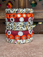 AJARAKH WHITE BANGLE HANDMADEAHOLIC BY MISHKA