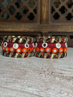 AJARAKH BLACK BANGLE HANDMADEAHOLIC BY MISHKA