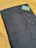 Timeless Charcoal Black Bhagalpuri Tussar Silk Unstitched Fabric