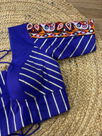 ROYAL BLUE BANJARA BLOUSE HANDMADEAHOLIC BY MISHKA