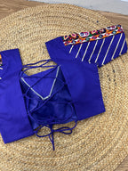 ROYAL BLUE BANJARA BLOUSE HANDMADEAHOLIC BY MISHKA