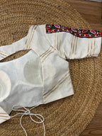 OFF WHITE BANJARA BLOUSE HANDMADEAHOLIC BY MISHKA