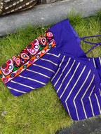 ROYAL BLUE BANJARA BLOUSE HANDMADEAHOLIC BY MISHKA