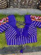 ROYAL BLUE BANJARA BLOUSE HANDMADEAHOLIC BY MISHKA