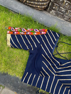 NAVY BLUE BANJARA BLOUSE HANDMADEAHOLIC BY MISHKA