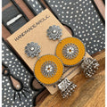 MUSTARD LONG JUMKHA HANDMADEAHOLIC BY MISHKA