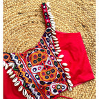PEACH BANJARA SPAGHETTI BLOUSE HANDMADEAHOLIC BY MISHKA