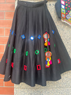 BLACK MIRROR KIDS SKIRT - handmadeaholicmishka