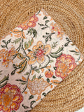 SKIN FLOWER HANDBLOCK COTTON FABRIC HANDMADEAHOLIC BY MISHKA