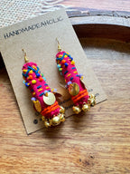PINK FATAKA EARRINGS HANDMADEAHOLIC BY MISHKA